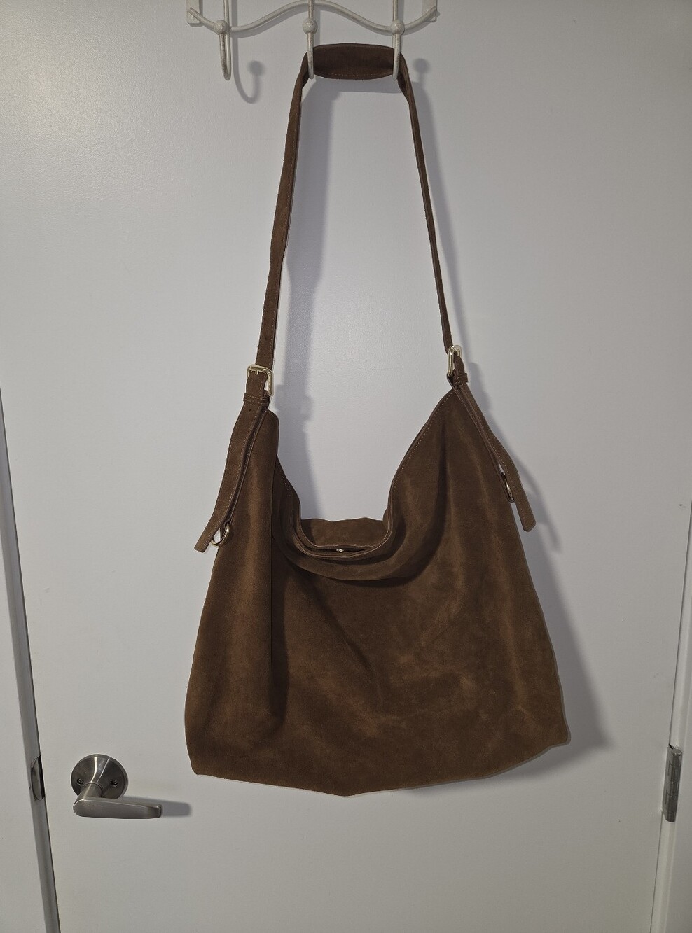Stil Suede Slouch Bag